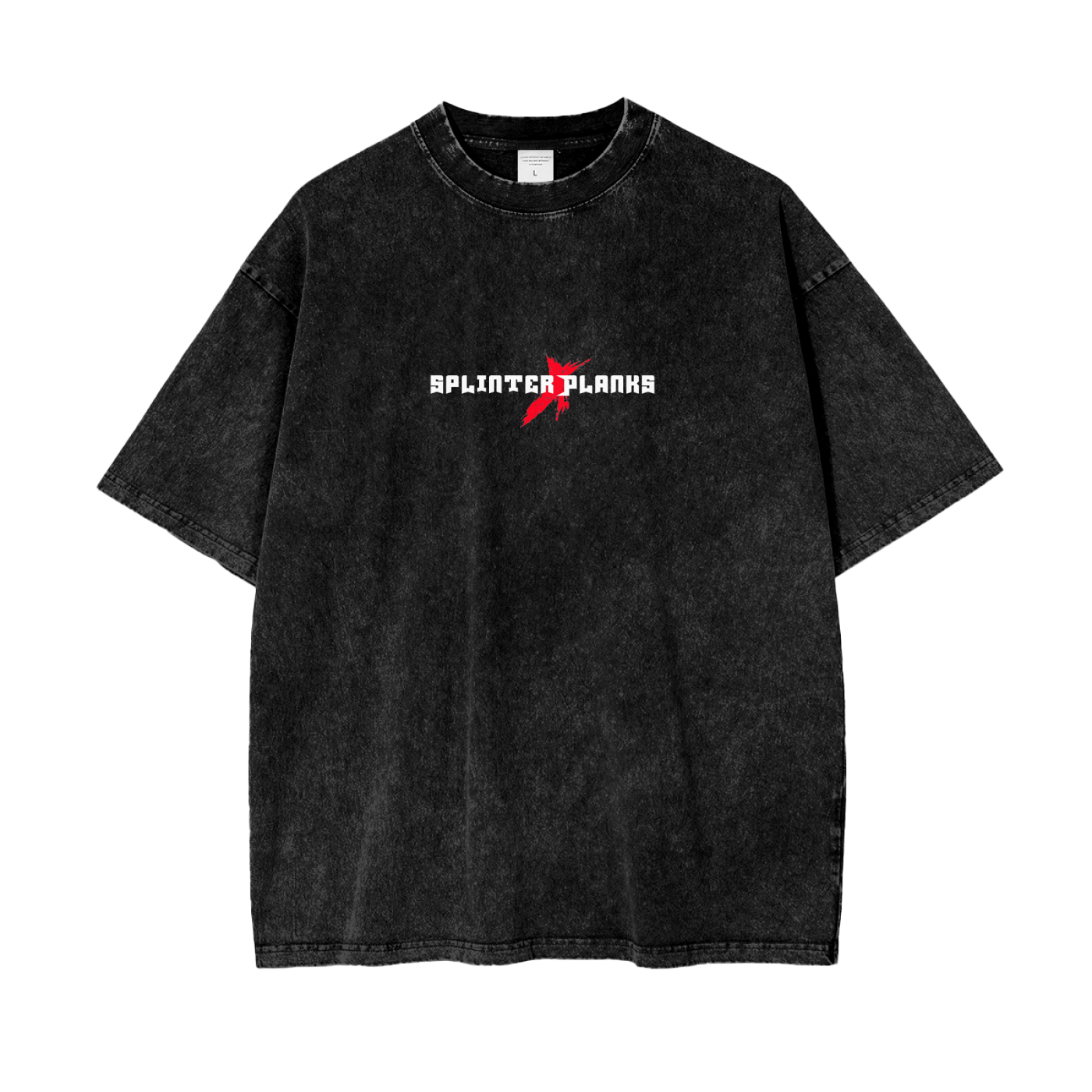 Splinters X Planks Acid Wash Tee