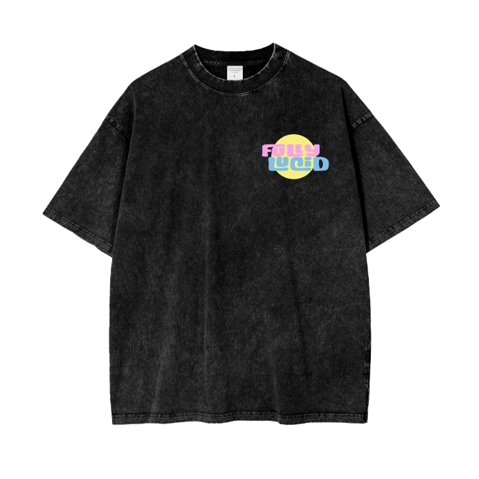 Fading Halo Acid Wash Tee