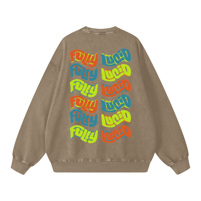 Connected Bodies Acid Wash Sweatshirt