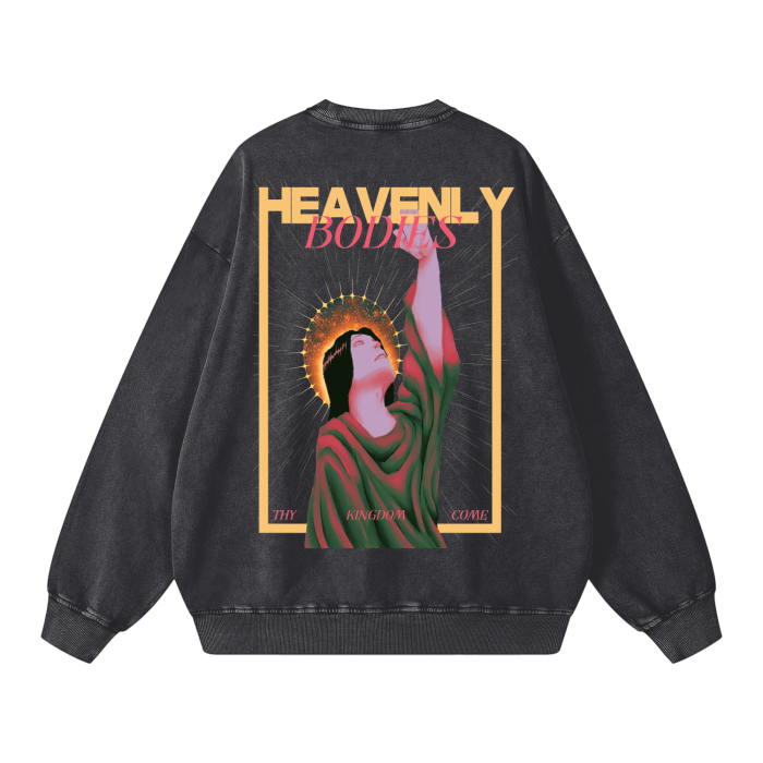 Heavenly Bodies Acid Wash Sweatshirt