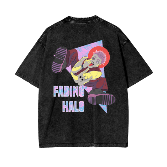 Fading Halo Acid Wash Tee