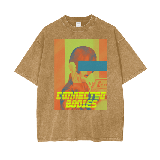 Connected Bodies Acid Wash Tee